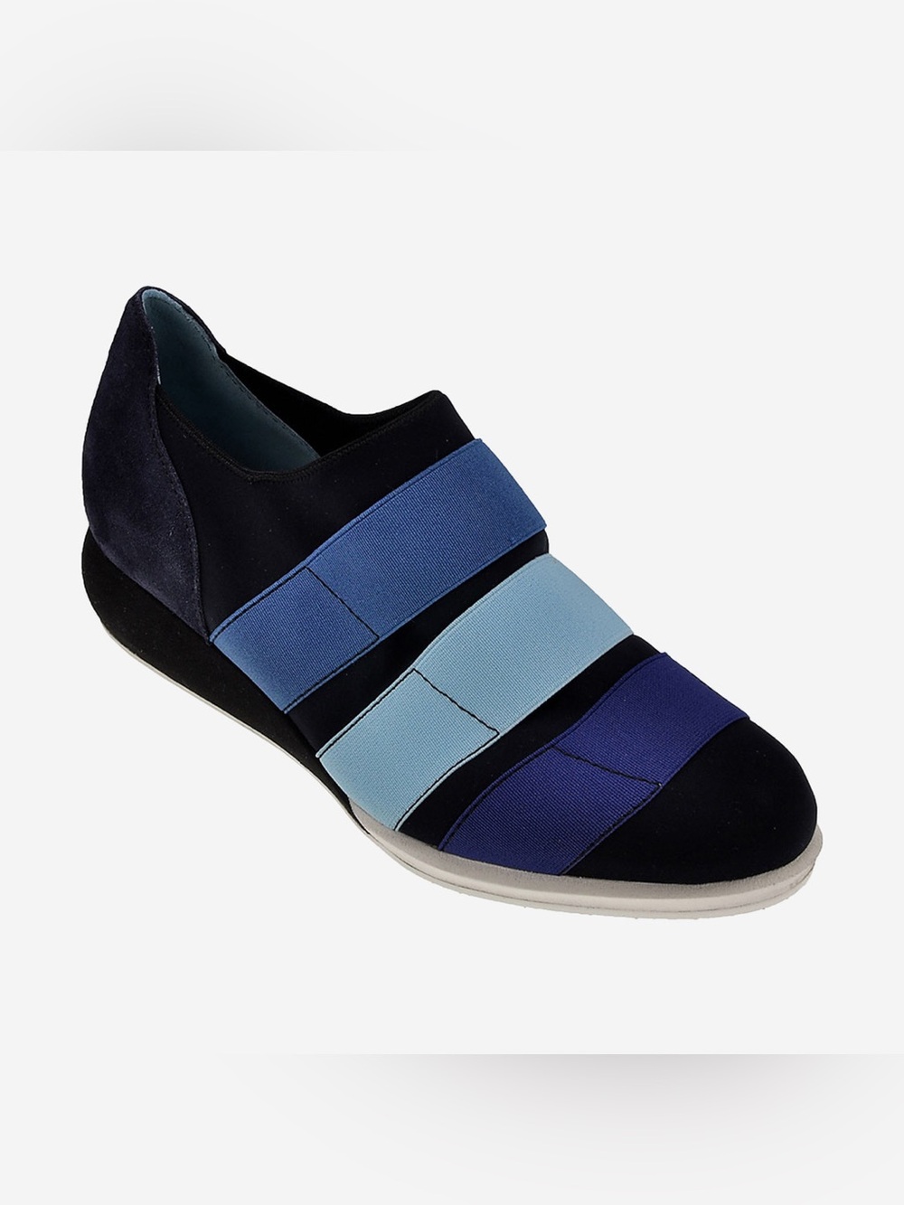 Thierry Rabotin Shoes Slip On Wedge Heel Stripes Size 40 US 9